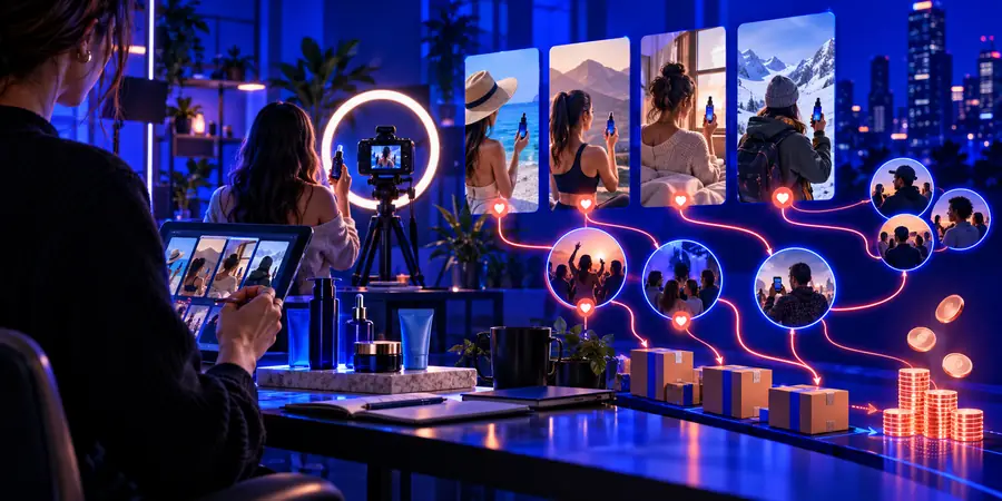 Übersichtliche Analyseansicht für Influencer-Kampagnen